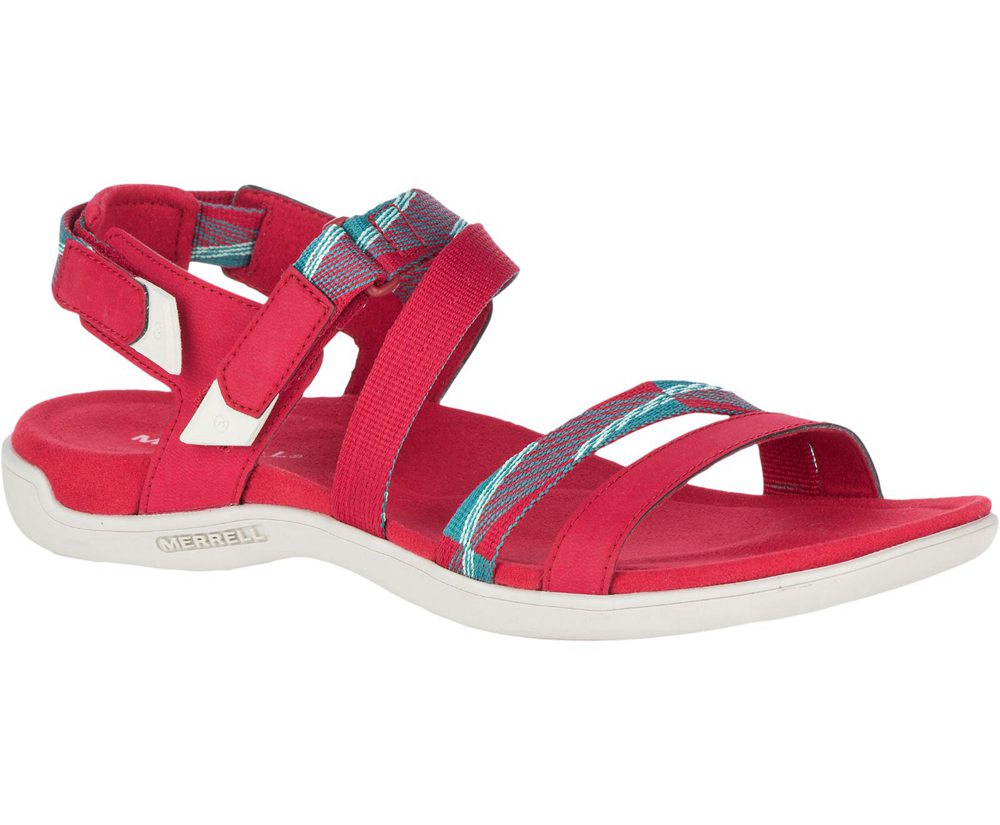 Merrell Sandaler Dame - District Mendi Backstrap - Rød - PLS571942